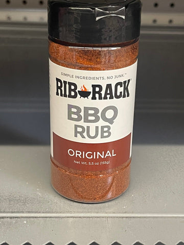 3 Jars of Rib Rack Original BBQ Dry Rub Seasoning Spice, 5.5 oz