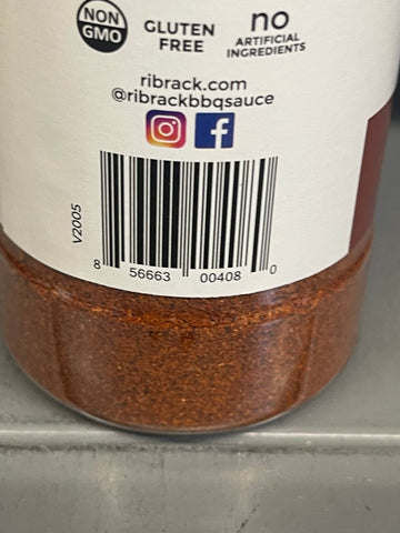 2 Jars of Rib Rack Original BBQ Dry Rub Seasoning Spice, 5.5 oz