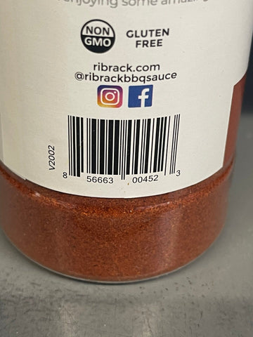 2 Jars of Rib Rack Sugar Free Original BBQ Dry Rub Seasoning Spice, 5 oz