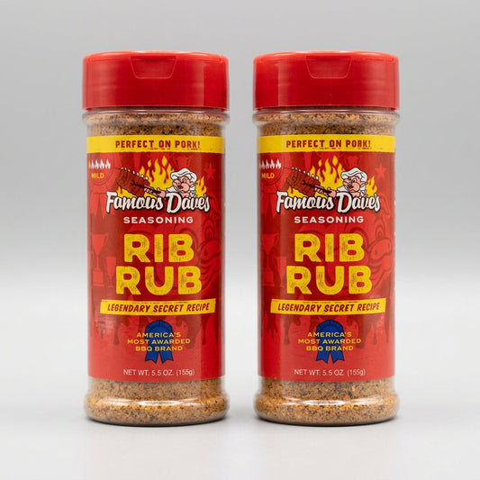Famous Dave’s Rib Rub Seasoning Savory Spice Garlic, 5.5 oz
