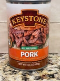 4 Cans Keystone All Natural Pork 14.5 Oz