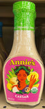 Annie's Organic Caesar Salad Dressing 8 oz Bottle Non-GMO