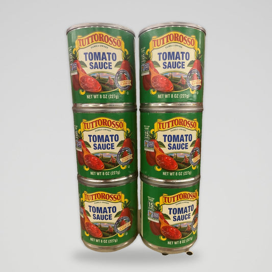 6 Cans of Tuttorosso Tomato Sauce, 8 oz