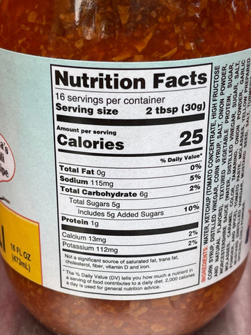 2 Jars of Carolina Sweet Chili, 16 oz