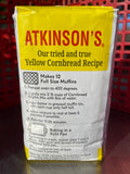 2 Bags of Atkinsons Yellow Cornbread Muffin Mix, 2 lb