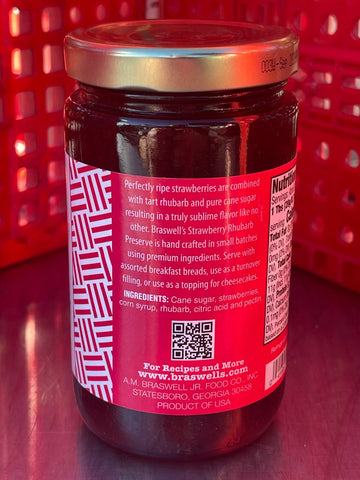 Strawberry Rhubarb Preserve, 10.5 oz