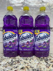 3 BOTTLES Fabuloso Lavender 22 oz Multi-Purpose Cleaner Bathroom Toilet