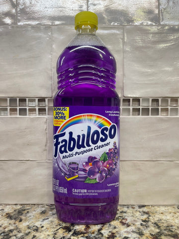 3 BOTTLES Fabuloso Lavender 22 oz Multi-Purpose Cleaner Bathroom Toilet