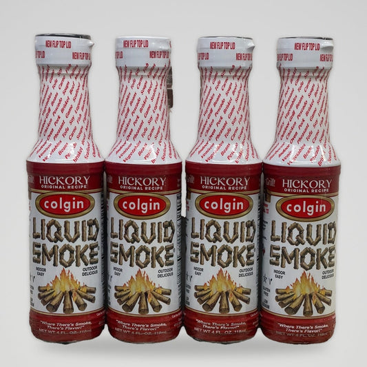 4 Bottles of Colgin Liquid Hickory Smoke Marinade Sauce, 4 oz