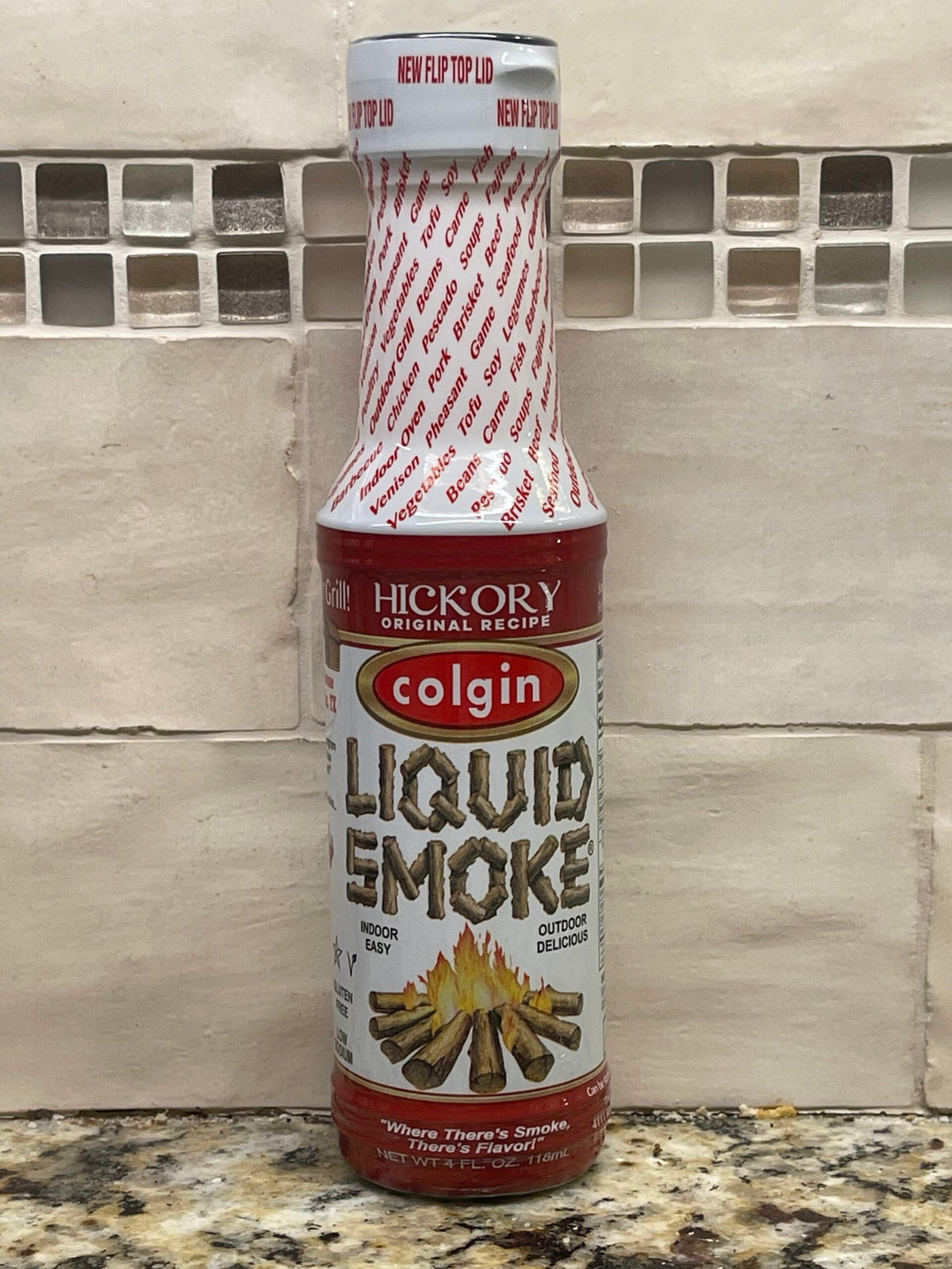 4 Bottles of Colgin Liquid Hickory Smoke Marinade Sauce, 4 oz