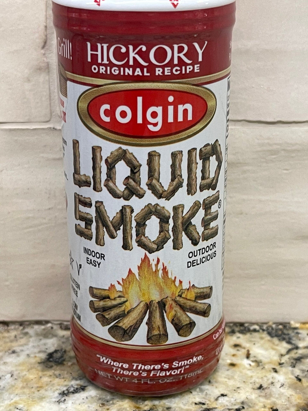 4 Bottles of Colgin Liquid Hickory Smoke Marinade Sauce, 4 oz
