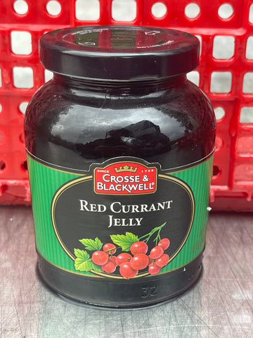 Crosse & Blackwell Red Currant Jelly 12 oz Jar Jam Preserves ripe tart