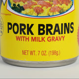 6 Cans Rose Pork Brains with Milk Gravy 7 Oz Can Pig Breakfast Eggs