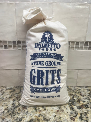 1 BAG of Palmetto Farms Old Fashioned Stone Ground Yellow Grits 2 lb