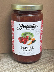 Braswell's Sweet and Savory Pepper Relish 8 oz Jar