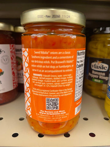 Braswell's Of Georgia Sweet Vidalia Onion Relish, 8 oz