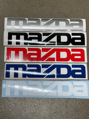 Blue Tailgate Sticker Decal for 85-93 Mazda B220 B2600 Pickup Truck Emblem