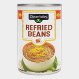 6 Cans Clover Valley Refried Beans, 16 oz
