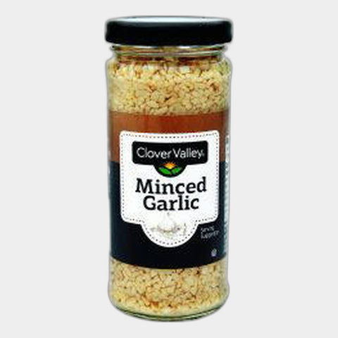 2 Jars Clover Valley Minced Garlic, 8 oz