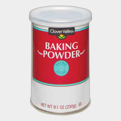 2 Boxes Clover Valley Baking Powder, 8.1 oz
