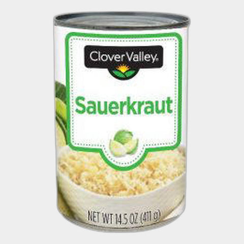 6 Cans Clover Valley Sauerkraut, 14.5 oz
