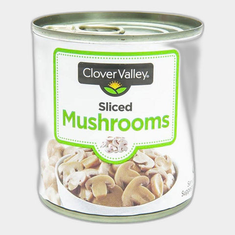 6 Cans Clover Valley Sliced Mushrooms, 4 oz