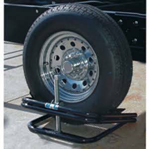 LIGHT TRAILER TIRE LEVELER Camper Travel Trailer Pop Up Wheel Chock