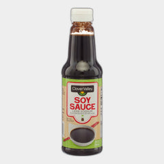 4 Bottles Clover Valley Less Sodium Soy Sauce, 10 fl oz