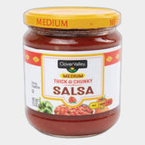 3 Jars Clover Valley Thick & Chunky Salsa, Medium, 15.5 oz