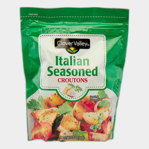 Clover Valley Italian Seasoned Croutons, 5 oz