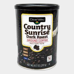 Clover Valley Country Sunrise Dark Roast Ground Coffee, 10.5 oz.