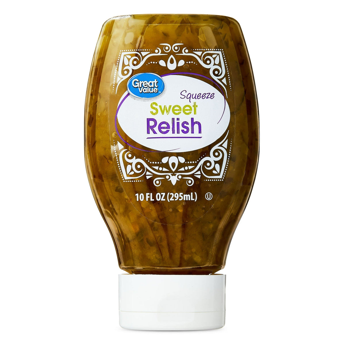 4 Packs of Great Value Squeeze Sweet Relish, 10 oz