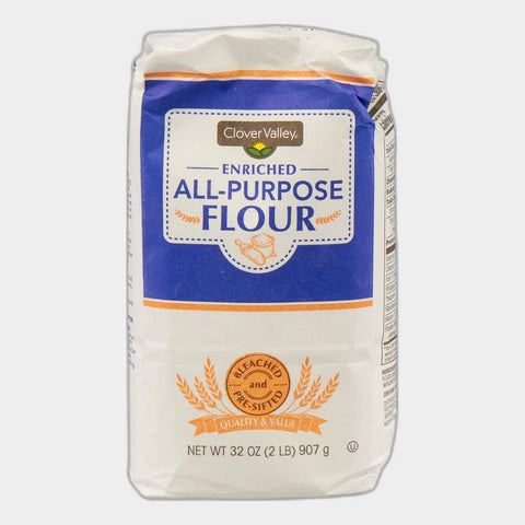 2 Bags Clover Valley All-Purpose Flour, 2 lbs