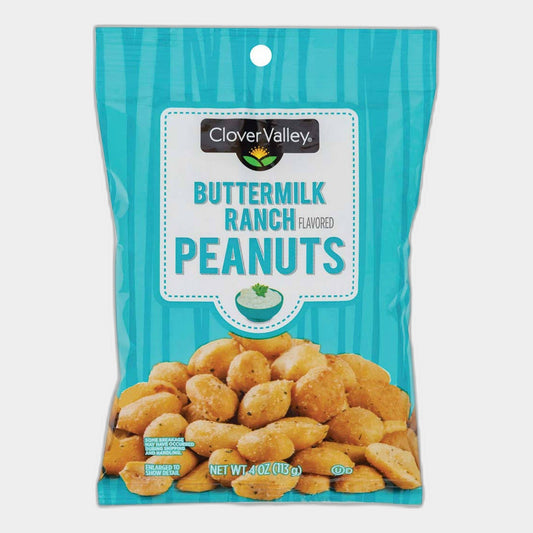 Clover Valley Buttermilk Ranch Flavored Peanuts, 4 oz