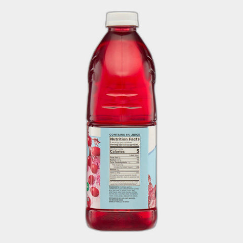 Clover Valley Zero Sugar Cranberry Flavored Juice Drink, 64 fl oz