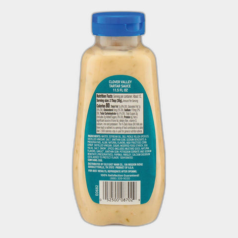 4 Bottles Clover Valley Tartar Sauce, 11.5 fl oz