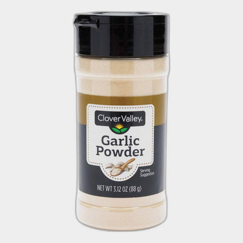 2 Jars Clover Valley Garlic Powder, 3.12 oz