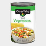 6 Cans Clover Valley Mixed Vegetables, 15 oz