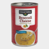 6 Cans Clover Valley Broccoli Cheese Condensed Soup, 10.5 oz