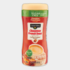 Clover Valley Cinnamon French Toast Coffee Creamer, Sugar Free, Non-Dairy, 15 oz