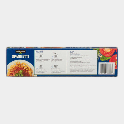 4 Bags Clover Valley Spaghetti, 16 oz
