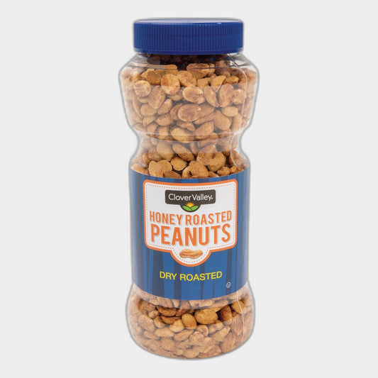 Clover Valley Honey Roasted Peanuts, 16 oz