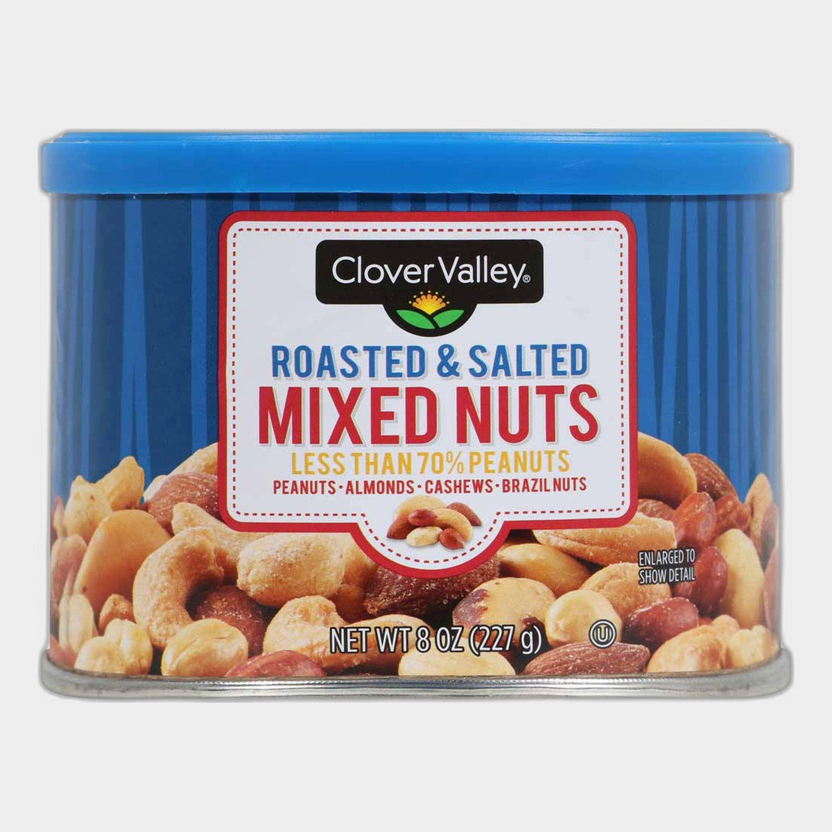 Clover Valley Roasted & Salted Mixed Nuts, 8 oz