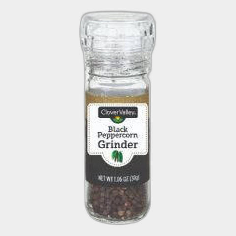 2 Jars Clover Valley Black Pepper Grinder, 1.06 oz