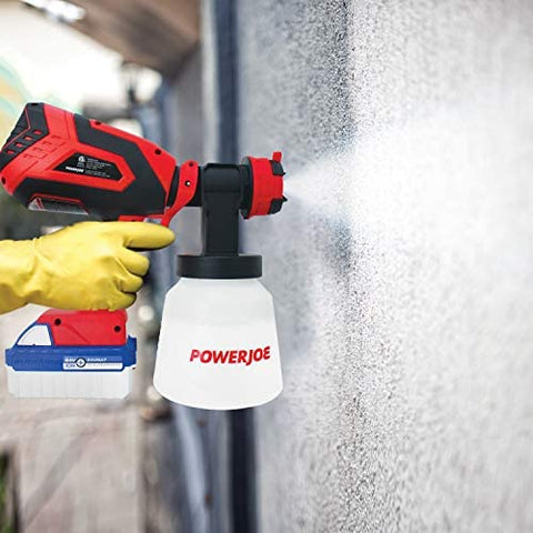 Sun Joe 24V-PS1 24-Volt Amp Cordless HVLP Handheld Paint Sprayer, Kit 4.0ah Batt