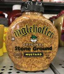 Inglehoffer Original Stone Ground Mustard 10 oz Squeezable Bottle Tumeric