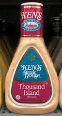 Ken's Steak House Thousand Island Salad Dressing 16 oz Bottle Chicken Sauce