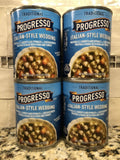 4 CANS Progresso Traditional Italian Style Wedding Soup 19 oz Can Meatballs