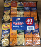 80 packs Variety Pack Lance Sandwich Crackers Cheese Nipchee Toasty Capt Wafer