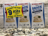 9 BOXES Bumble Bee Tuna Salad Snack on the Run 3.5 oz Protein Crackers FREE SHIP